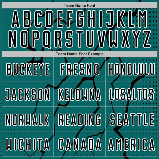 Uniform Black-White Soccer Jersey Lightning Sublimation Sports Custom Teal