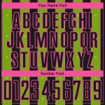 Sublimation Uniform Neon Custom Black Green-Pink Line Jersey Sports Soccer Pinstripe
