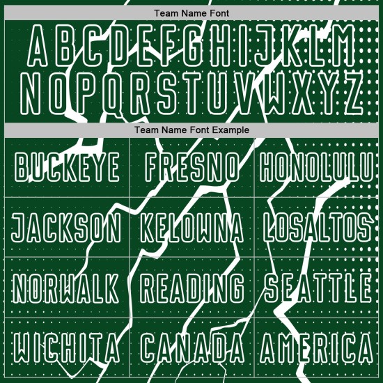 Jersey Soccer Sublimation White Uniform Green Sports Lightning Custom