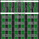 Line Soccer Pinstripe Grass Black Custom Green-White Jersey Sublimation Uniform Sports