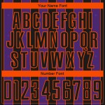 Sublimation Soccer Pinstripe Sports Jersey Uniform Black Line Custom Purple-Orange Sublimation Soccer Pinstripe Sports Jersey Uniform Black Line Custom Purple-Orange