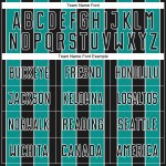 Aqua-White Soccer Pinstripe Custom Black Sports Uniform Jersey Line Sublimation