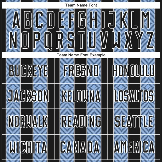 Jersey Uniform Black Pinstripe Light Sublimation Soccer Sports Custom Line Blue-White Jersey Uniform Black Pinstripe Light Sublimation Soccer Sports Custom Line Blue-White