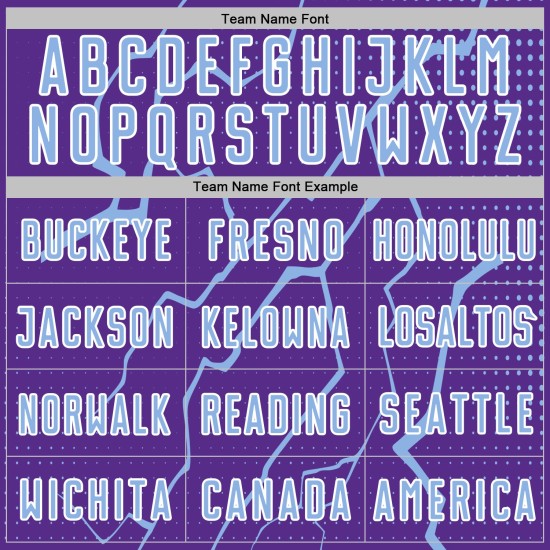 Soccer Sublimation Uniform Jersey Sports Lightning Light Purple Blue-White Custom