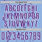 Lightning Purple-White Uniform Blue Custom Soccer Light Sports Jersey Sublimation