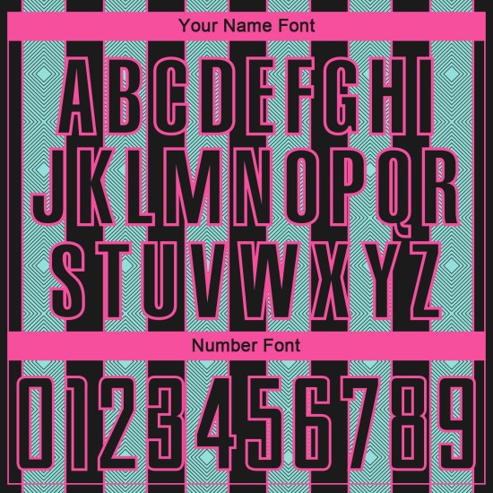 Sports Custom Ice Soccer Uniform Line Sublimation Jersey Pinstripe Blue-Pink Black