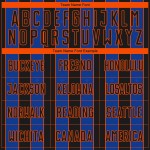 Uniform Line Custom Black Thunder Blue-Orange Sports Pinstripe Sublimation Jersey Soccer