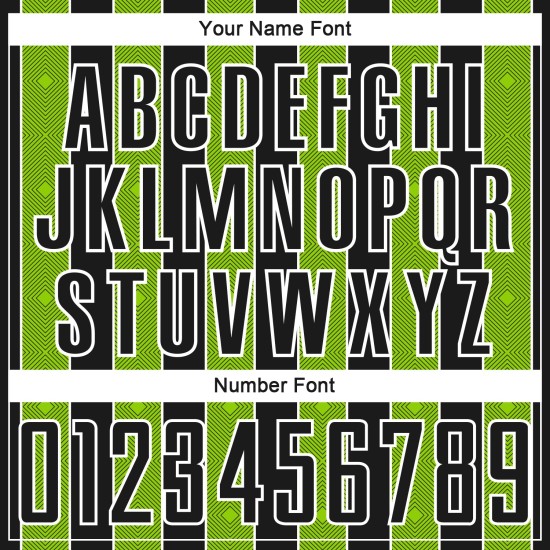 Sports Custom Pinstripe Green-White Uniform Soccer Neon Black Jersey Sublimation Line