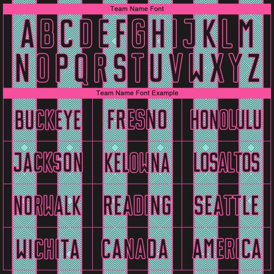 Sports Custom Ice Soccer Uniform Line Sublimation Jersey Pinstripe Blue-Pink Black