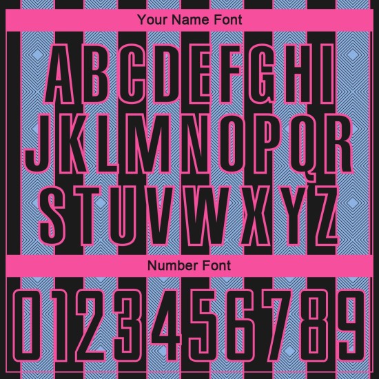 Sublimation Light Blue-Pink Jersey Pinstripe Uniform Soccer Line Sports Black Custom