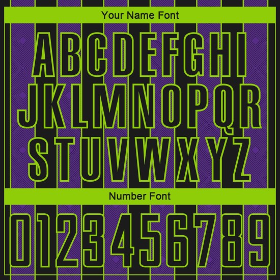 Soccer Purple-Neon Sports Black Line Custom Uniform Green Sublimation Pinstripe Jersey Soccer Purple-Neon Sports Black Line Custom Uniform Green Sublimation Pinstripe Jersey