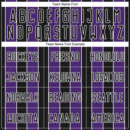 Custom Uniform Purple-White Sublimation Jersey Line Black Pinstripe Soccer Sports Custom Uniform Purple-White Sublimation Jersey Line Black Pinstripe Soccer Sports