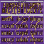 Sports Gold-Black Uniform Purple Lightning Sublimation Custom Jersey Old Soccer