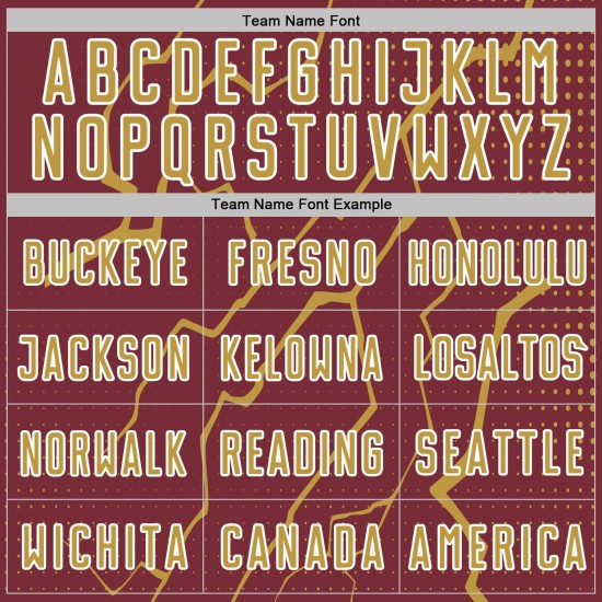 Sublimation Sports Lightning Burgundy Uniform Old Gold-White Custom Jersey Soccer Sublimation Sports Lightning Burgundy Uniform Old Gold-White Custom Jersey Soccer