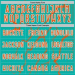 Lightning Uniform Soccer Aqua Sports Orange-White Custom Jersey Sublimation Lightning Uniform Soccer Aqua Sports Orange-White Custom Jersey Sublimation