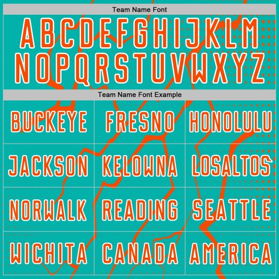 Lightning Uniform Soccer Aqua Sports Orange-White Custom Jersey Sublimation Lightning Uniform Soccer Aqua Sports Orange-White Custom Jersey Sublimation