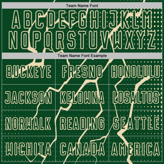 Sublimation Uniform Cream Soccer Green Jersey Lightning Custom Sports