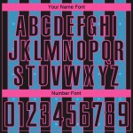 Blue-Pink Custom Sublimation Jersey Pinstripe Uniform Sports Soccer Black Sky Line