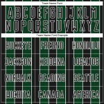 Custom Jersey Line Pinstripe Sports Sublimation Soccer Uniform Green-White Black Custom Jersey Line Pinstripe Sports Sublimation Soccer Uniform Green-White Black