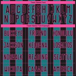 Sublimation Line Uniform Black Pinstripe Jersey Sports Custom Teal-Pink Soccer