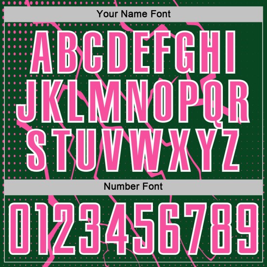 Pink-White Uniform Custom Lightning Jersey Sports Green Soccer Sublimation