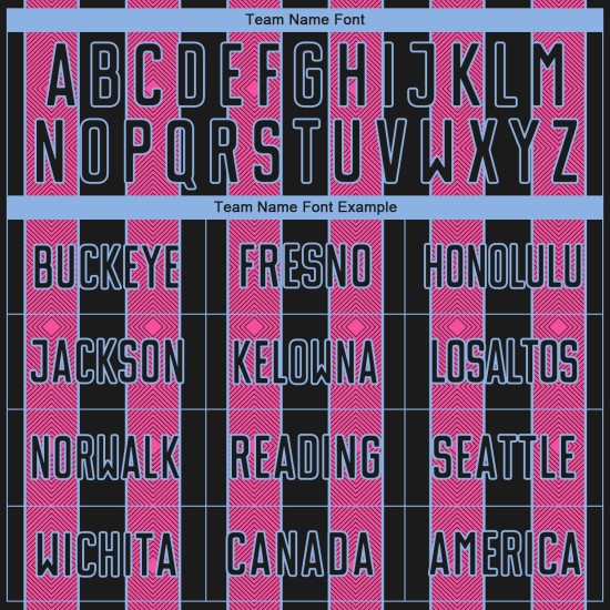 Black Line Pinstripe Jersey Pink-Light Sports Sublimation Custom Uniform Blue Soccer