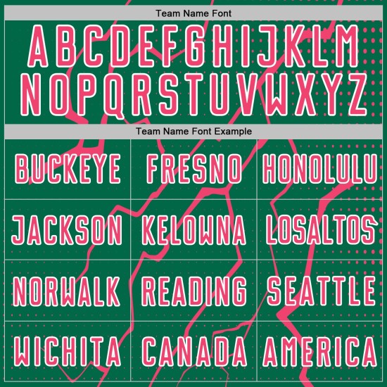 Uniform Green Custom Soccer Pink-White Neon Sports Kelly Sublimation Jersey Lightning Uniform Green Custom Soccer Pink-White Neon Sports Kelly Sublimation Jersey Lightning