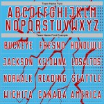 Sky Lightning Red-White Blue Uniform Jersey Soccer Sublimation Custom Sports