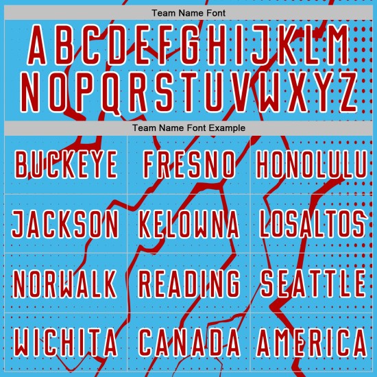 Sky Lightning Red-White Blue Uniform Jersey Soccer Sublimation Custom Sports