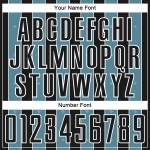 Blue-White Line Shadow Jersey Sports Pinstripe Black Sublimation Custom Uniform Soccer