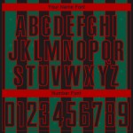 Pinstripe Sports Sublimation Black Line Soccer Jersey Custom Uniform Kelly Green-Red