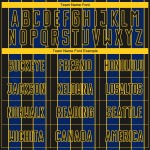 Pinstripe Royal-Yellow Sublimation Black Custom Line Soccer Jersey Sports Uniform