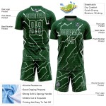 Jersey Soccer Sublimation White Uniform Green Sports Lightning Custom
