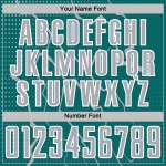 Gray-White Teal Lightning Sublimation Jersey Custom Sports Soccer Uniform