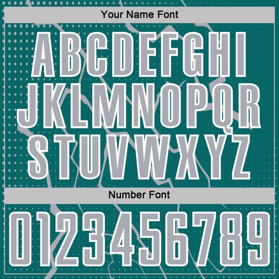 Gray-White Teal Lightning Sublimation Jersey Custom Sports Soccer Uniform