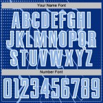 Blue-White Sports Sublimation Light Lightning Uniform Royal Custom Jersey Soccer