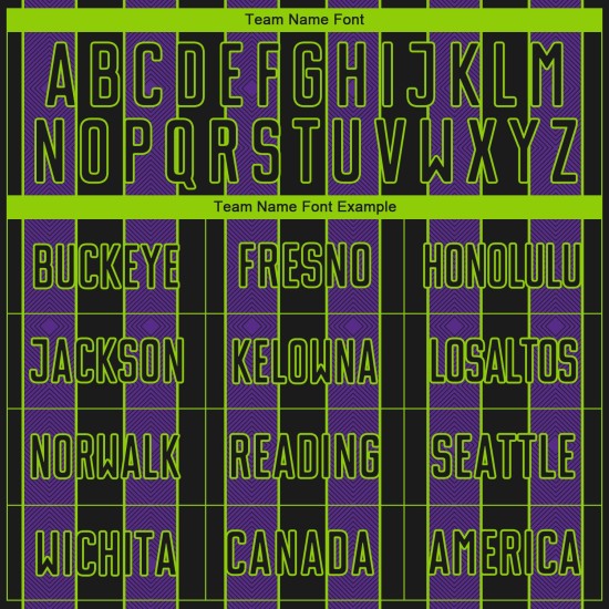 Soccer Purple-Neon Sports Black Line Custom Uniform Green Sublimation Pinstripe Jersey Soccer Purple-Neon Sports Black Line Custom Uniform Green Sublimation Pinstripe Jersey