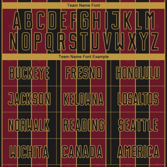 Black Jersey Custom Uniform Soccer Gold Crimson-Old Sublimation Sports Line Pinstripe Black Jersey Custom Uniform Soccer Gold Crimson-Old Sublimation Sports Line Pinstripe