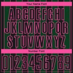 Line Jersey Black Pinstripe Sports Sublimation Custom Green-Pink Uniform Soccer Line Jersey Black Pinstripe Sports Sublimation Custom Green-Pink Uniform Soccer