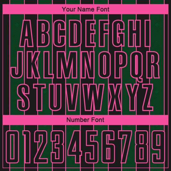 Line Jersey Black Pinstripe Sports Sublimation Custom Green-Pink Uniform Soccer Line Jersey Black Pinstripe Sports Sublimation Custom Green-Pink Uniform Soccer