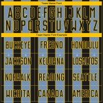 Light Sublimation Blue-Yellow Jersey Custom Line Sports Pinstripe Soccer Uniform Black