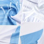 Custom Pinstripe Uniform Jersey Sports Sublimation Teal-Yellow Soccer Black Line