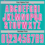 Lightning Soccer Jersey Sports Uniform Custom Aqua Sublimation Pink-White