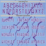 Lightning Purple-White Uniform Blue Custom Soccer Light Sports Jersey Sublimation