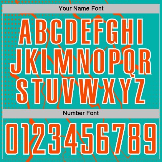 Lightning Uniform Soccer Aqua Sports Orange-White Custom Jersey Sublimation Lightning Uniform Soccer Aqua Sports Orange-White Custom Jersey Sublimation