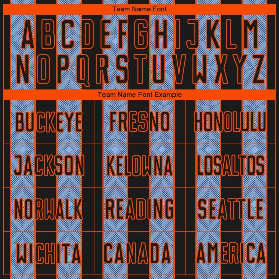 Black Line Blue-Orange Custom Soccer Pinstripe Sports Sublimation Uniform Light Jersey