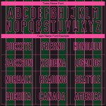 Line Jersey Black Pinstripe Sports Sublimation Custom Green-Pink Uniform Soccer Line Jersey Black Pinstripe Sports Sublimation Custom Green-Pink Uniform Soccer