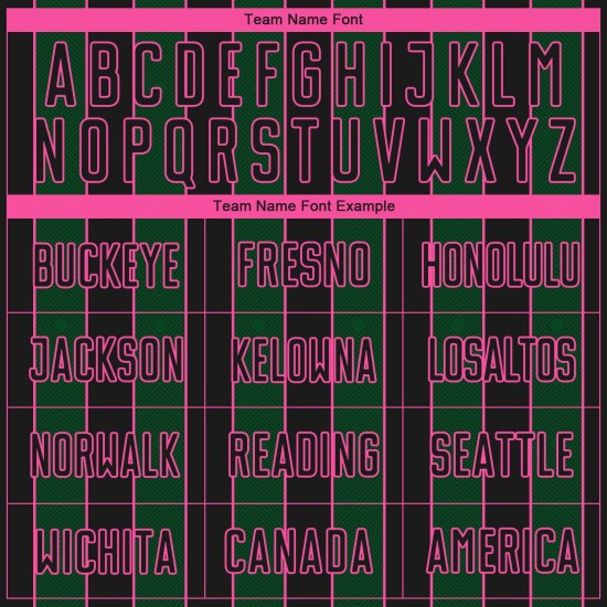 Line Jersey Black Pinstripe Sports Sublimation Custom Green-Pink Uniform Soccer Line Jersey Black Pinstripe Sports Sublimation Custom Green-Pink Uniform Soccer