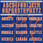 Lightning Sublimation Custom Uniform Jersey Orange-White Soccer Royal Sports Lightning Sublimation Custom Uniform Jersey Orange-White Soccer Royal Sports