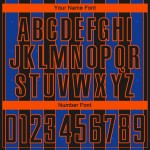 Uniform Line Custom Black Thunder Blue-Orange Sports Pinstripe Sublimation Jersey Soccer